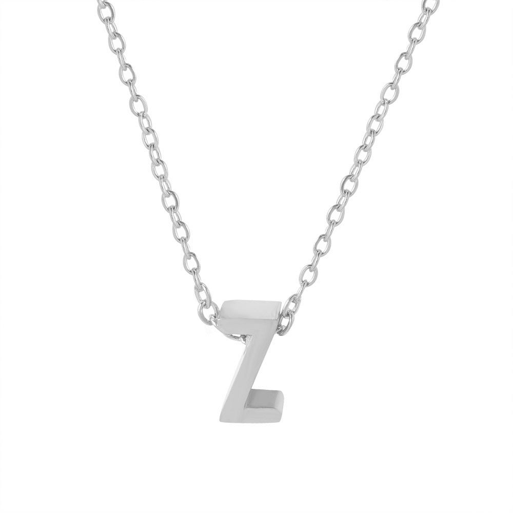 Damen personalisierte Initial Anhänger Halskette Shop Nory