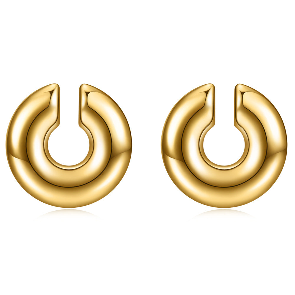 Damen Ohrstecker im modernen, geschwungenen Design Shop Nory