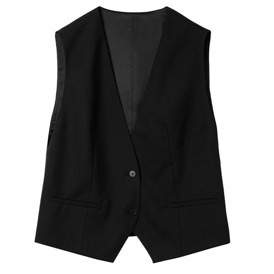 Damen Taillierte ärmellose Anzugweste mit dezenter V‑Front und Paspeltaschen Shop Nory