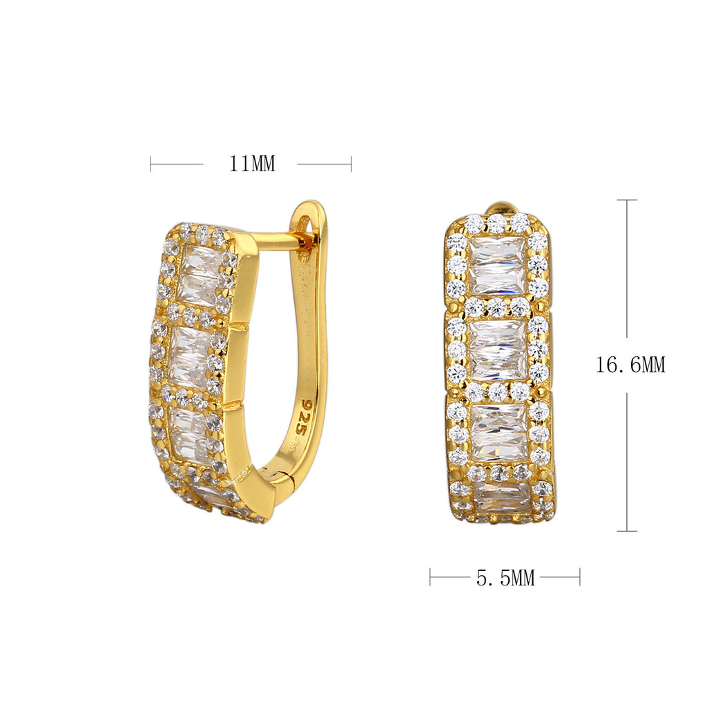 Damen Ohrhänger mit funkelndem Zirkon-Arrangement und elegantem Design Shop Nory