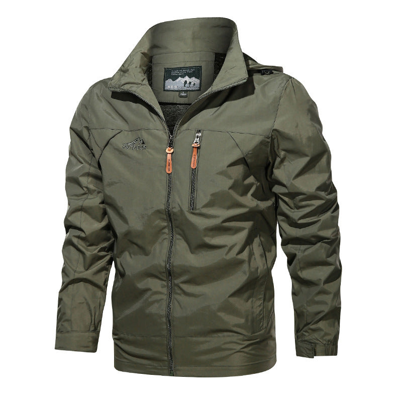 Herren Leichte Freizeitjacke mit hohem Kragen Shop Nory
