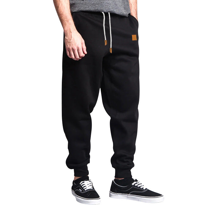 Herren Slim-Fit Jogginghose mit elastischem Bund, Kordelzug und schmalem Beinabschluss Shop Nory