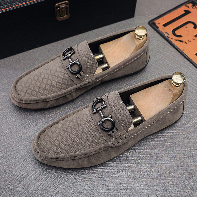 Herren Elegante Velours Mokassins Shop Nory