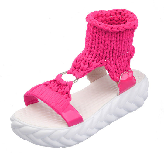 Damen Bequeme Kork-Sandalen mit innovativem Design und rutschfester Sohle