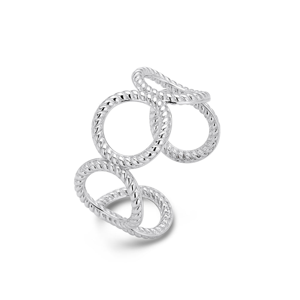 Damen Offener Ring aus 925 Sterlingsilber mit elegantem Design Shop Nory