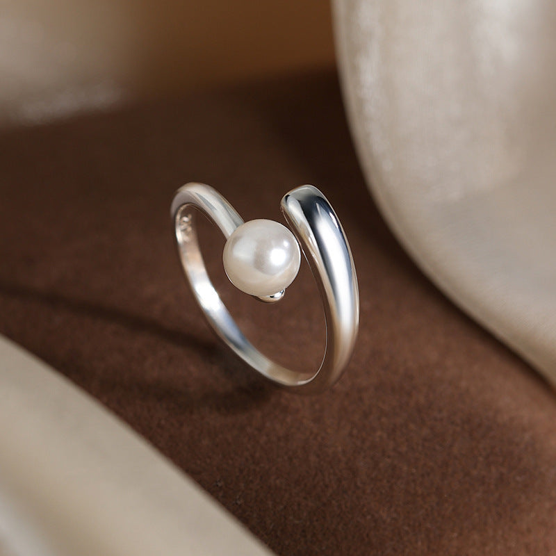Damenring mit Süßwasserperle Shop Nory