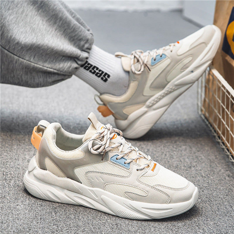 Herren Moderne Chunky-Sneaker mit atmungsaktivem Strickoberteil, gepolsterter Komfortsohle und rutschfester Profil-Laufsohle Shopy Nory