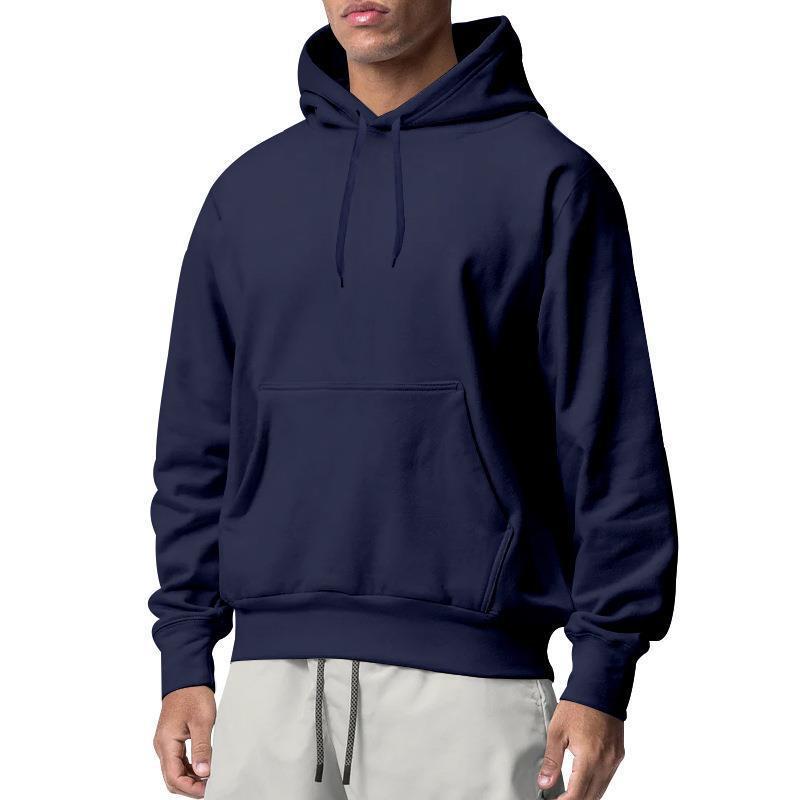 Herren nan Premium-Kapuzenpullover mit Kängurutasche, innen angerautem Fleece, verstärkter Nackennaht und geripptem Saum Shop Nory