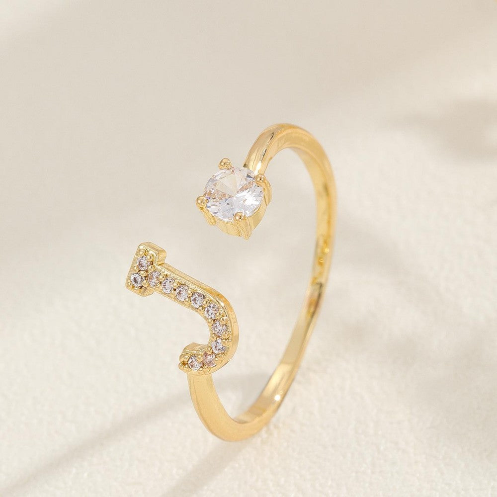 Damenring mit modernem Zirkonia-Design Shop Nory