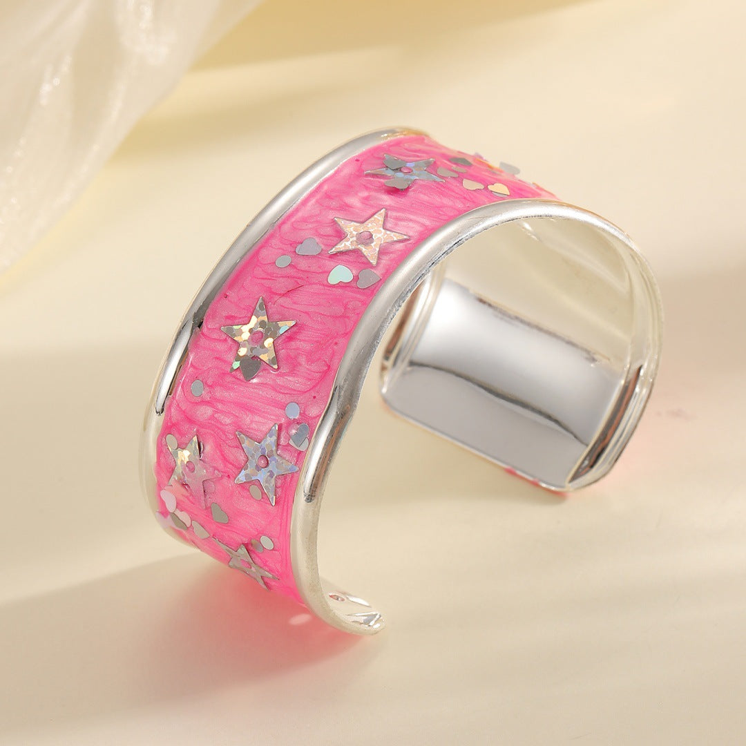 Damen Armreif mit funkelndem Sternenmotiv Shop Nory