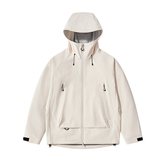 Herren technisch-isolierende Softshelljacke mit Kapuze und Fleece-Innenkragen Shop Nory