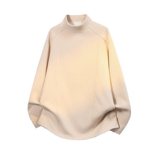 Herren Oversize Stehkragen-Sweatshirt mit Raglanärmeln und dezentem Farbverlauf Shop Nory