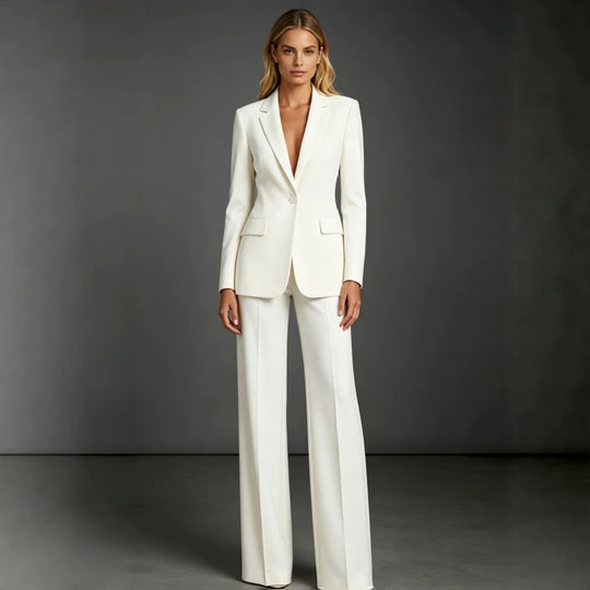 Damen Eleganter Anzug mit weitem Bein