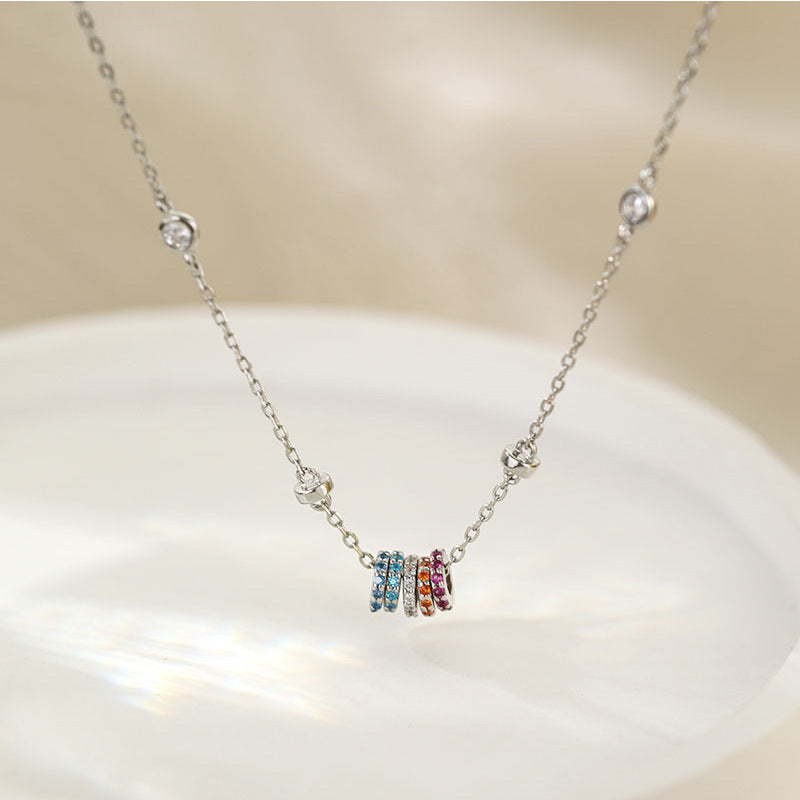 Damen elegante Halskette mit luxuriös verzierten Kristallen Shop Nory