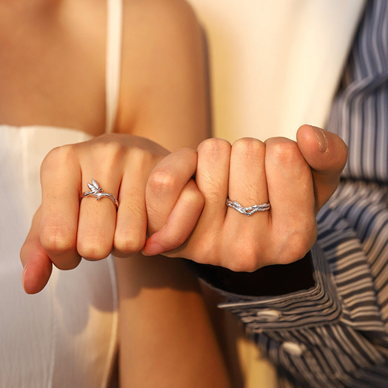Damenring mit elegantem Wellenmuster Shop Nory
