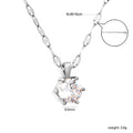 Damen elegante Halskette mit funkelndem Zirkonia-Anhänger und hochwertiger Edelstahlbeschichtung Shop Nory