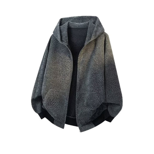 Damen Modische Jacke mit Kapuze und asymmetrischem Schnitt Shop Nory