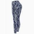 Damen Sportleggings im Schlangenprint mit hohem Bund