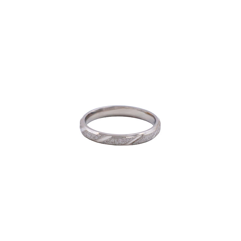 Damen Schmuckring mit eleganter Oberflächenstruktur Shop Nory