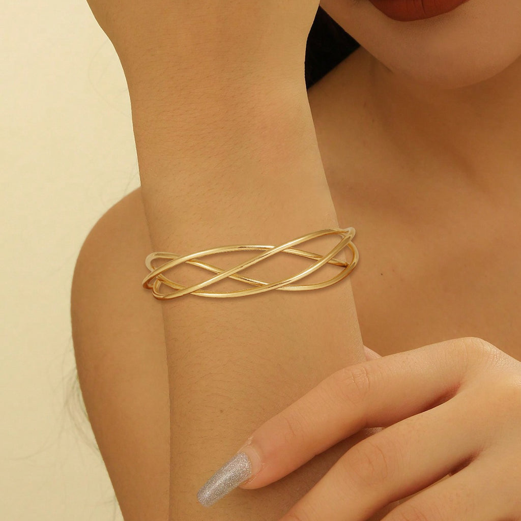 Damen Armreif mit elegantem geschwungenen Design Shop Nory