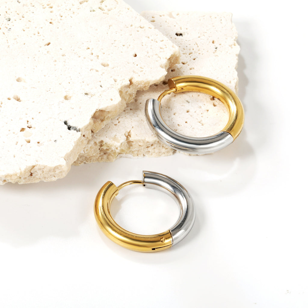 Damen Edle Creolen mit modernem Design Shop Nory