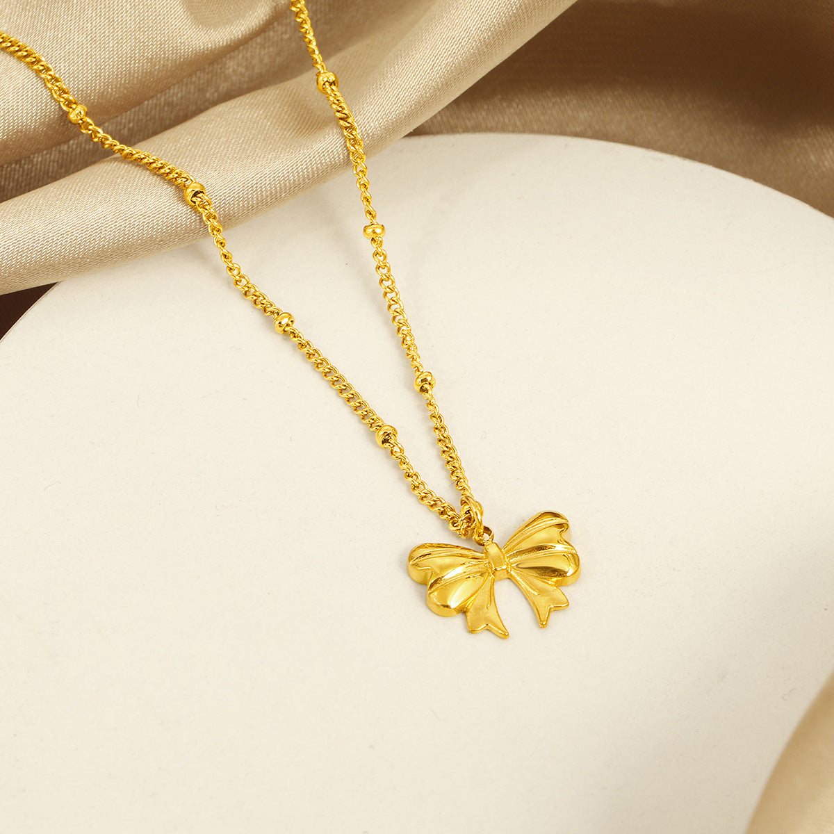 Damen Elegante Schmetterlings Anhänger Kette Shop Nory