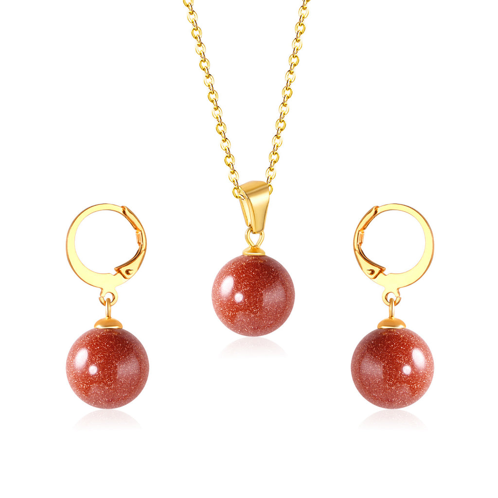 Damen Schmuckset mit eleganten Perlenanhängern Shop Nory