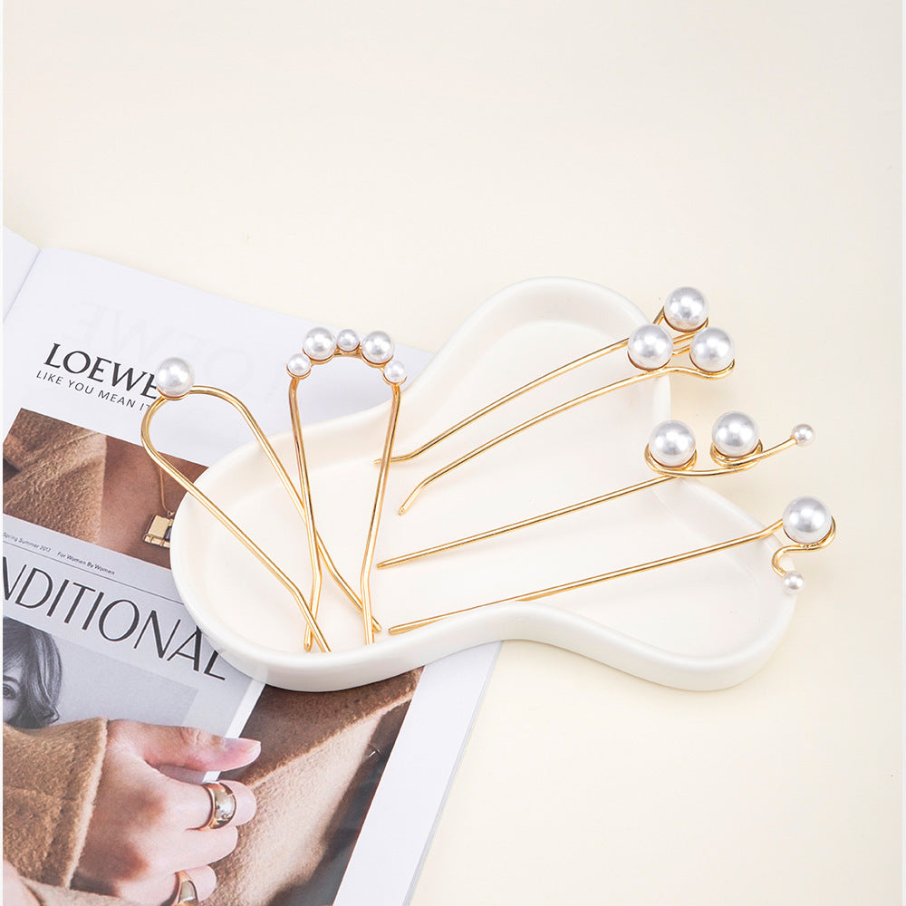 Damen Haarschmuck mit elegantem Perlenbesatz Shop Nory