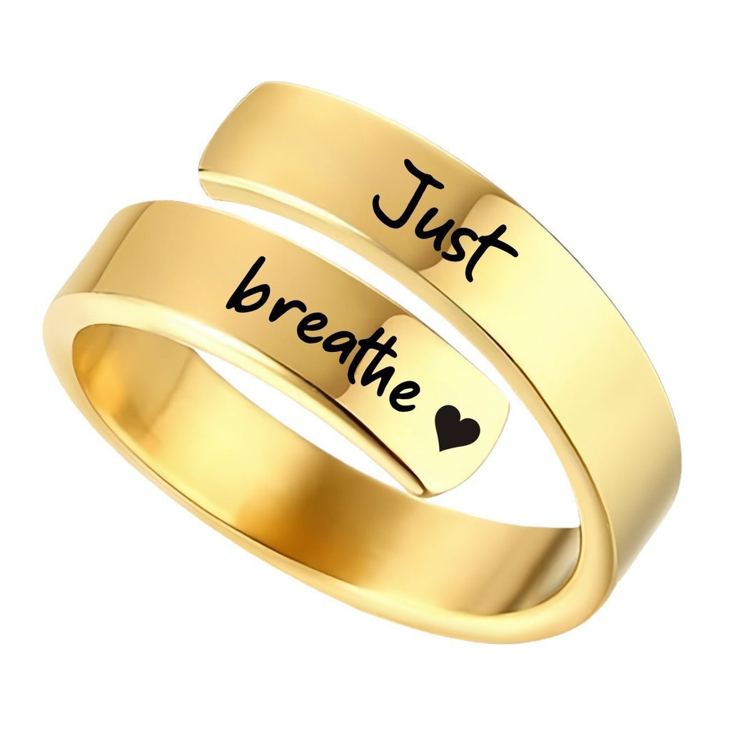 Damen Motivationsring mit inspirierenden Gravuren Shop Nory