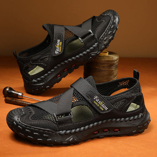 Herren Atmungsaktive Sport-Sandalen mit verstellbarem Riemensystem