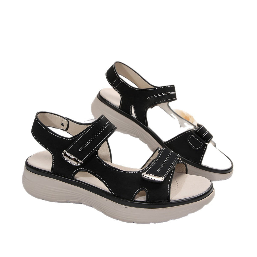 Damen Komfortable Sandalen mit verstellbarem Riemendesign und weich gepolstertem Fußbett