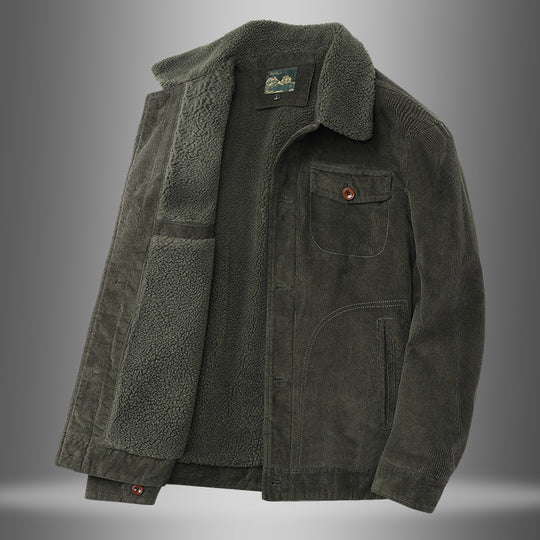 Herren Lässige Cordjacke mit Teddyfutter Shop Nory 1787797447