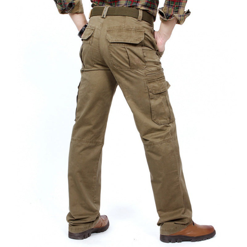 Herren Robust-elastische Canvas-Cargohose mit verstärkten Kniepartien und Multifach-Taschen Shop Nory
