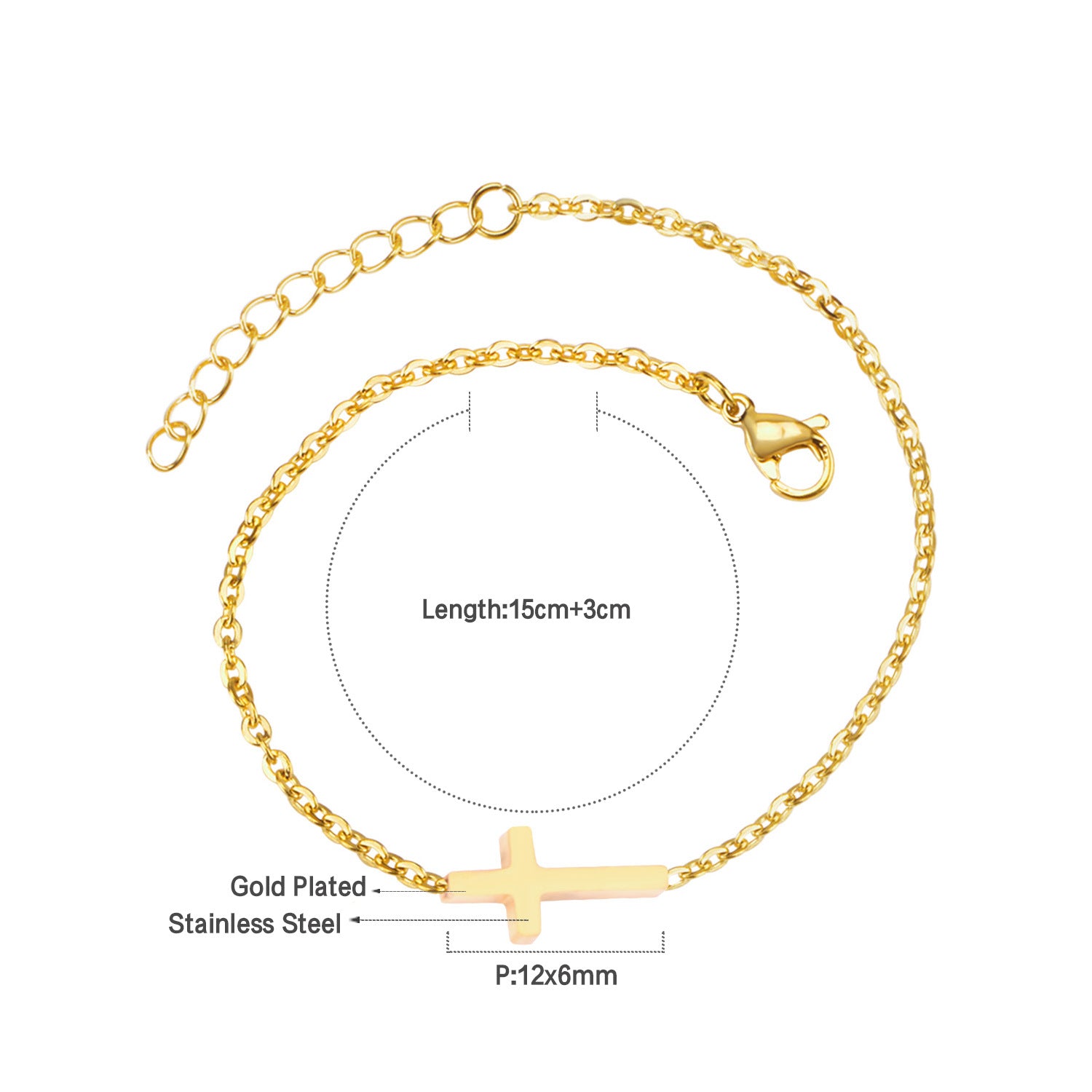 Damen Armband mit unendlichem Symbol aus antiallergischem Edelstahl Shop Nory
