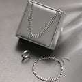 Damen Schmuckset bestehend aus eleganter Halskette, stilvollem Armband und zeitlosem Ring Shop Nory