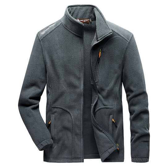 Herren Weiche Fleecejacke mit praktischen Taschen Shop Nory