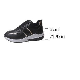 Damen Wedgesneaker mit mittelhohem Plateau, gepolstertem Komfortschaft und elastischem Seiteneinsatz Shop Nory