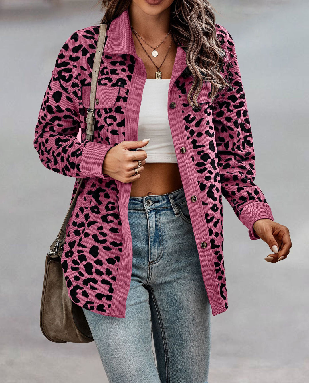 Damen lässige und modische Karo-Jacke