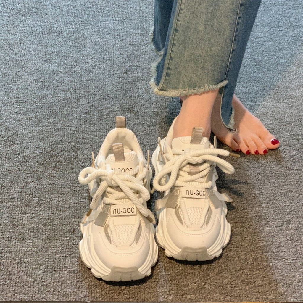 Damen Chunky-Sneaker mit atmungsaktiver Sohle und verstärktem Halt