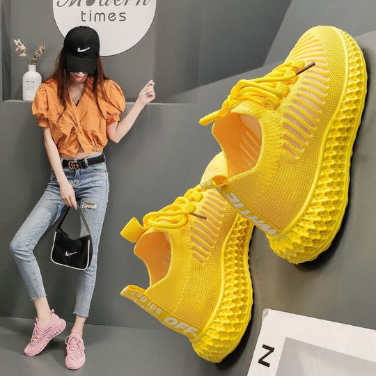 Damen Atmungsaktive Sport Sneakers mit flexibler Sohle