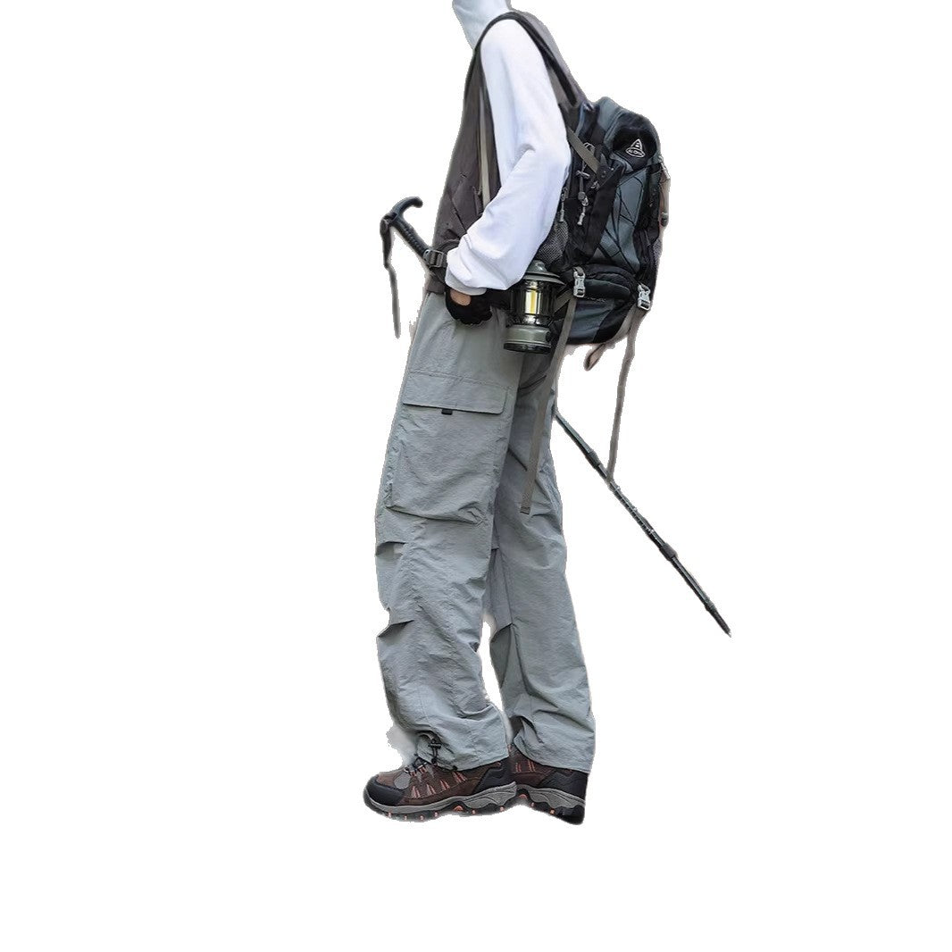 Herren Leichte technische Cargo-Trekkinghose mit Kordelzugbund, verstärkten Saumkanten und verstellbarem Beinabschluss Shop Nory