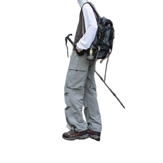 Herren Leichte technische Cargo-Trekkinghose mit Kordelzugbund, verstärkten Saumkanten und verstellbarem Beinabschluss Shop Nory