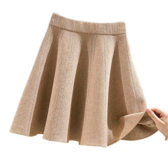 Damen Eleganter Plissierter Rock Shop Nory