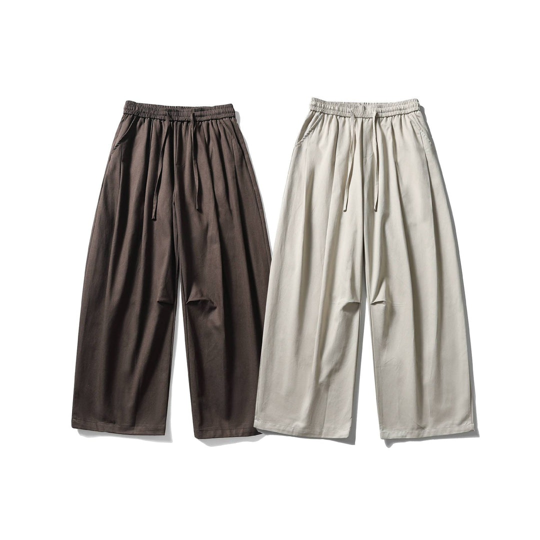 Damen Weite Culotte-Hose mit hohem elastischem Bund und Kordelzug Shop Nory