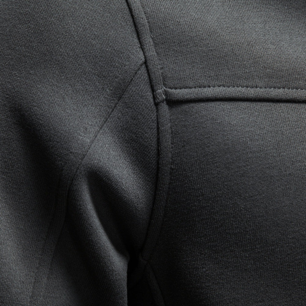 Herren Hochkragen-Sweatshirt mit Halbreißverschluss und Thermofleece-Innenfutter Shop Nory