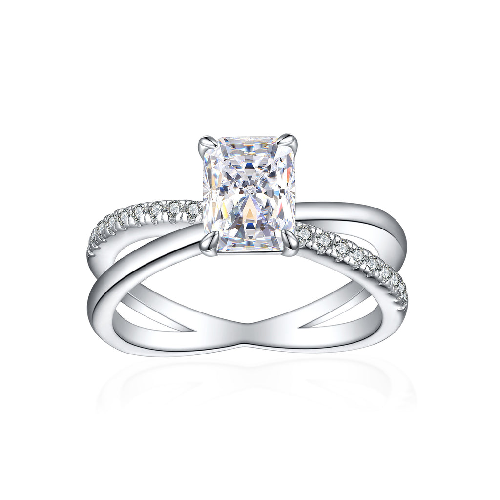Damenring mit elegantem Kupfer-Zirkonia und filigranem Design Shop Nory