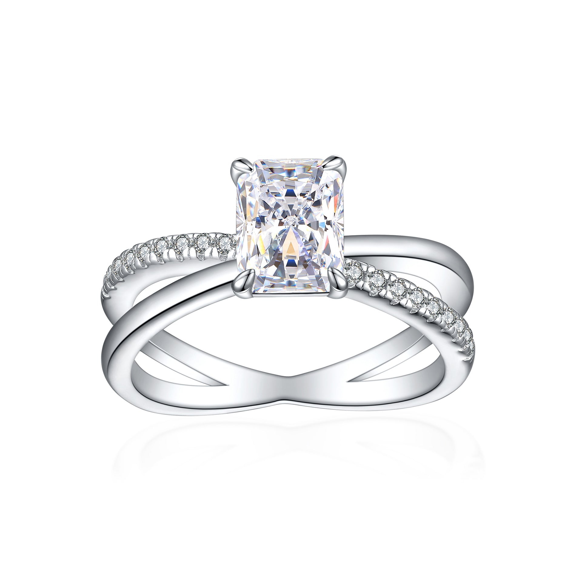 Damenring mit elegantem Kupfer-Zirkonia und filigranem Design Shop Nory