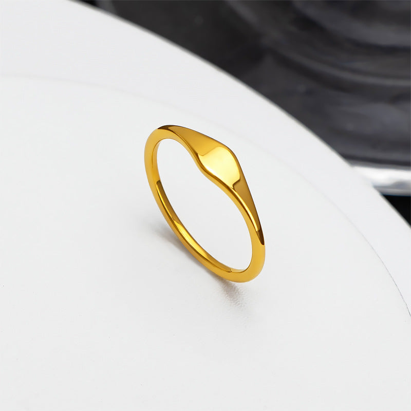 Damen eleganter Ring mit geschwungenem Design Shop Nory