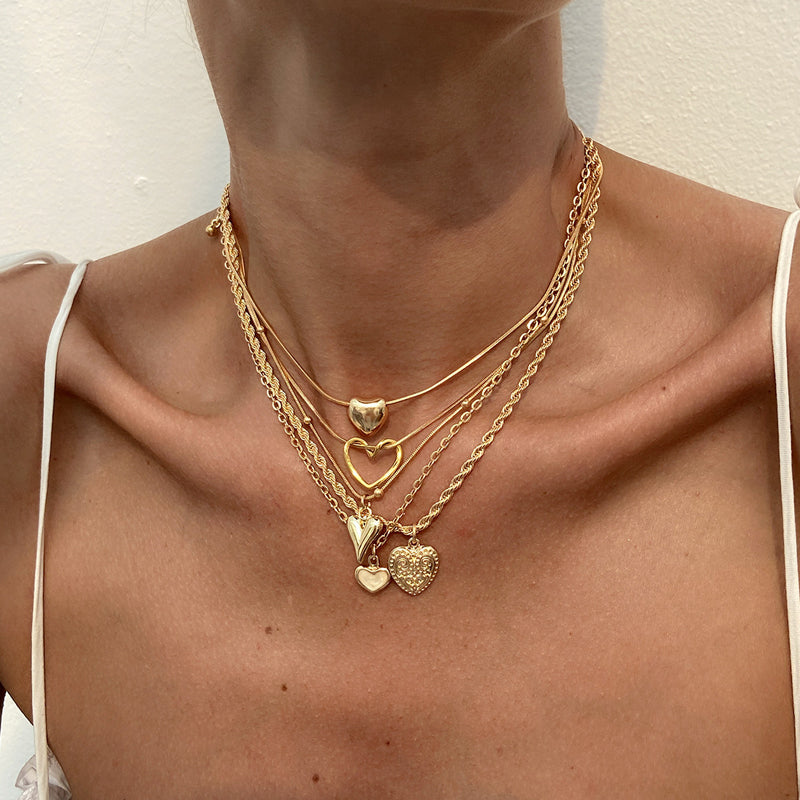 Halskettenset Mit Herzanhänger | Shop Nory