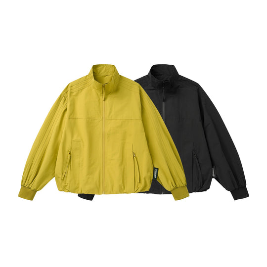Unisex Leichter Windbreaker‑Blouson mit hohem Stehkragen und Funktionstaschen Shop Nory